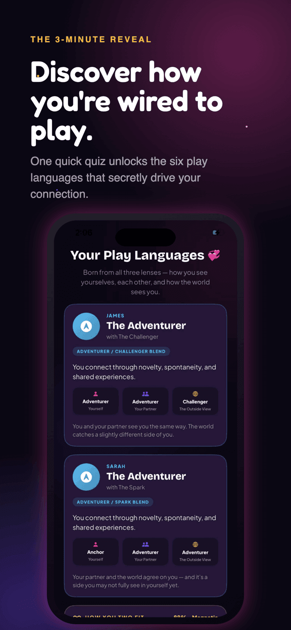 Couples Playbook app screenshot