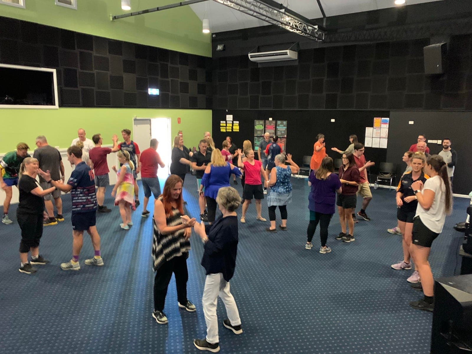 Large group play workshop session